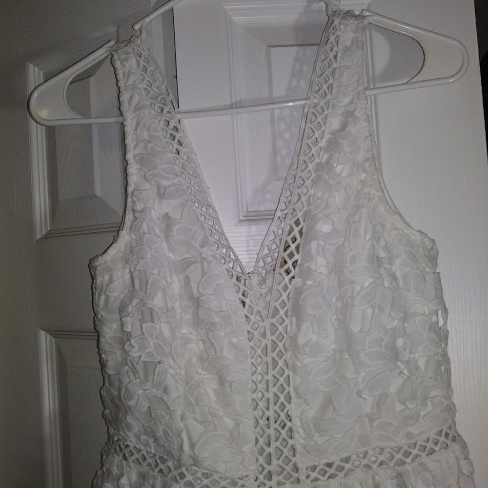Gorgeous white lace dress
